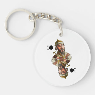 King of Spades Keychain