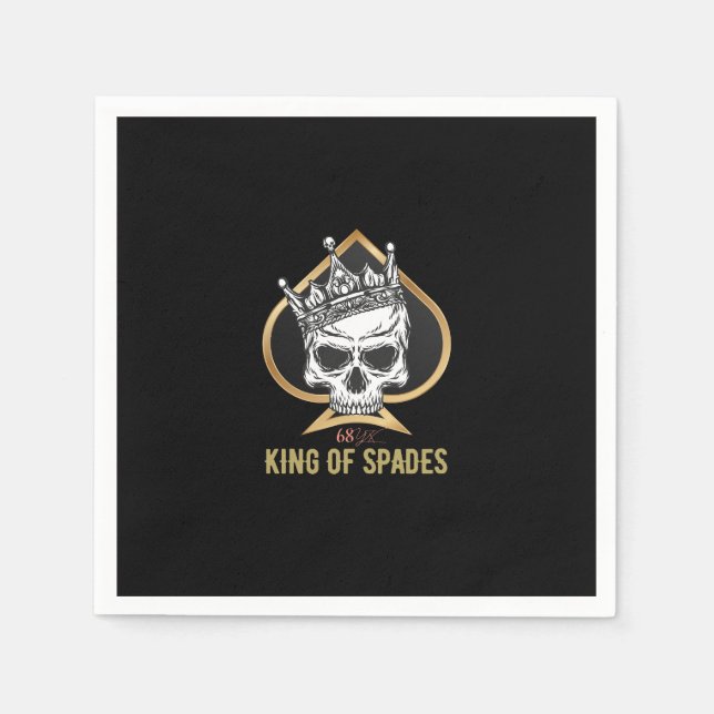 King of spades napkin (Front)