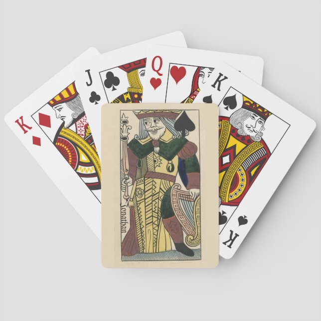 King of spades personalize Bicycle Playing Cards (Back)