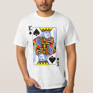 King of Spades Playing Card T-Shirt
