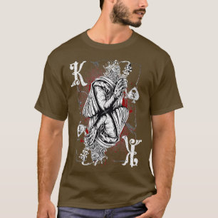 King Of Spades Splatter King - Vintage Poker Desig T-Shirt