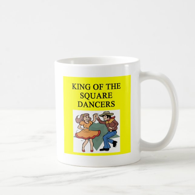 king of square dancing coffee mug (Right)