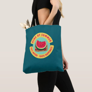 King Of Summer Juicy Watermelon Tote Bag