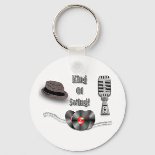 King Of Swing Keychain