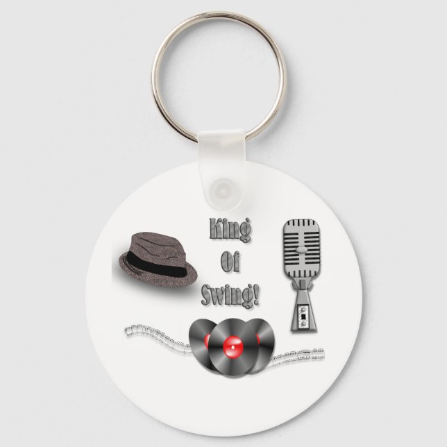King Of Swing Keychain (Front)