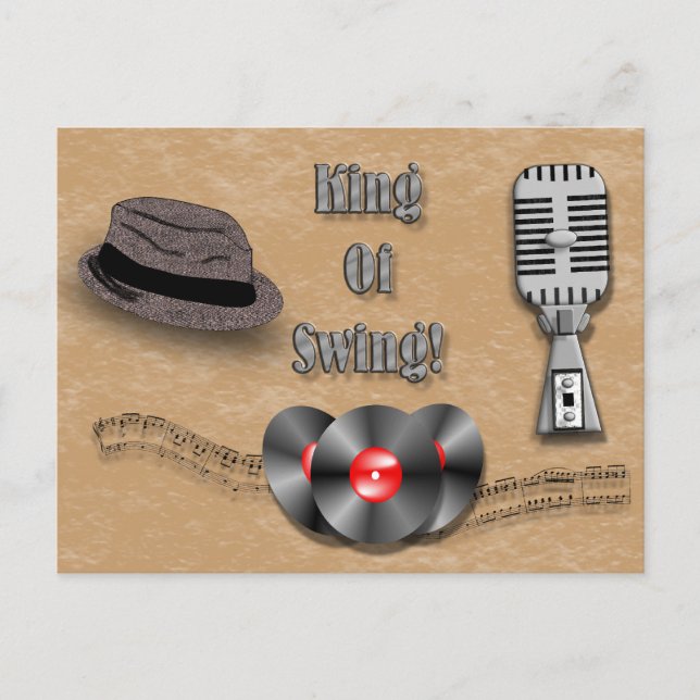 King Of Swing Postcard (Front)
