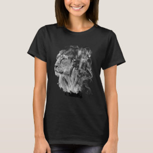 King Of The Animals Graphic Lion Lions Africa Pred T-Shirt