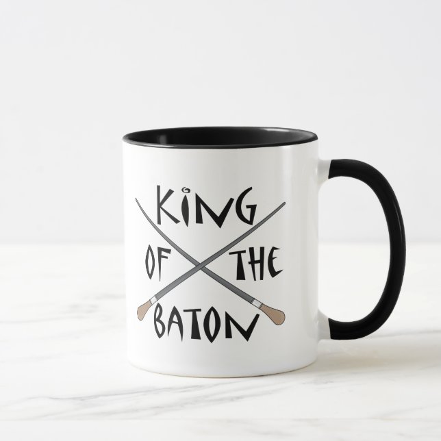 King of the Baton Conductor Gift Mug (Right)