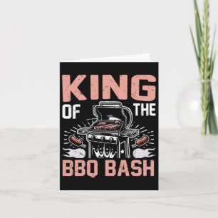 King Of The Bbq Bash Bbq Party  Card