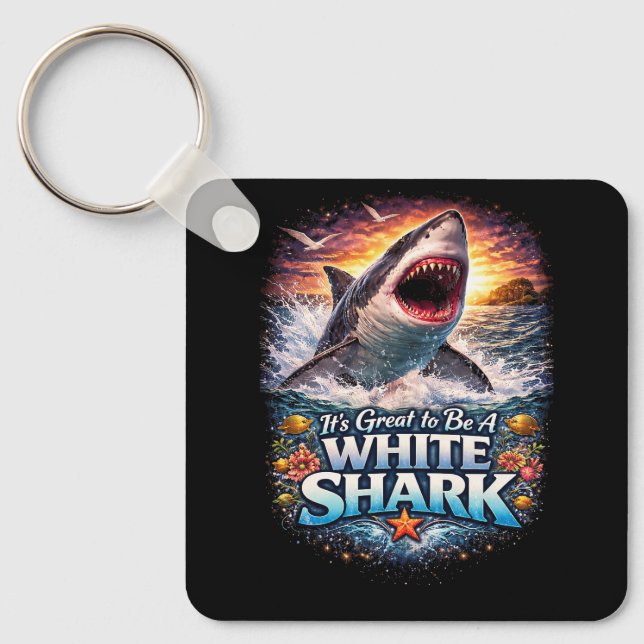 King of the Blue Deep Keychain (Front)
