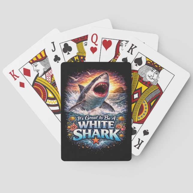 King of the Blue Deep Playing Cards (Back)
