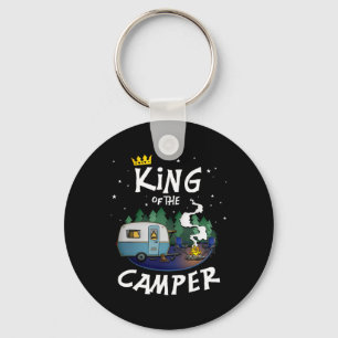 King Of The Camper Camping Travel Gift For Men  Keychain