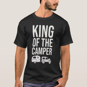 King Of The Camper Camping Vintage Outdoor T-Shirt