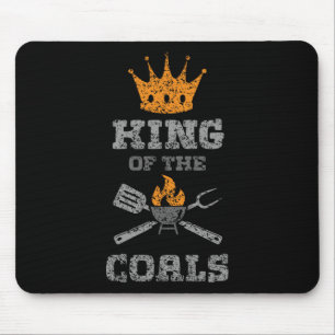 King Of The Coals Grill Barbecue Meat Grilling Bbq Mouse Pad
