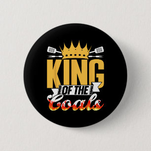 King Of The Coals Grilling Grill Barbecue Meat Bbq 2 Inch Round Button