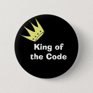 King of the Code 2 Inch Round Button