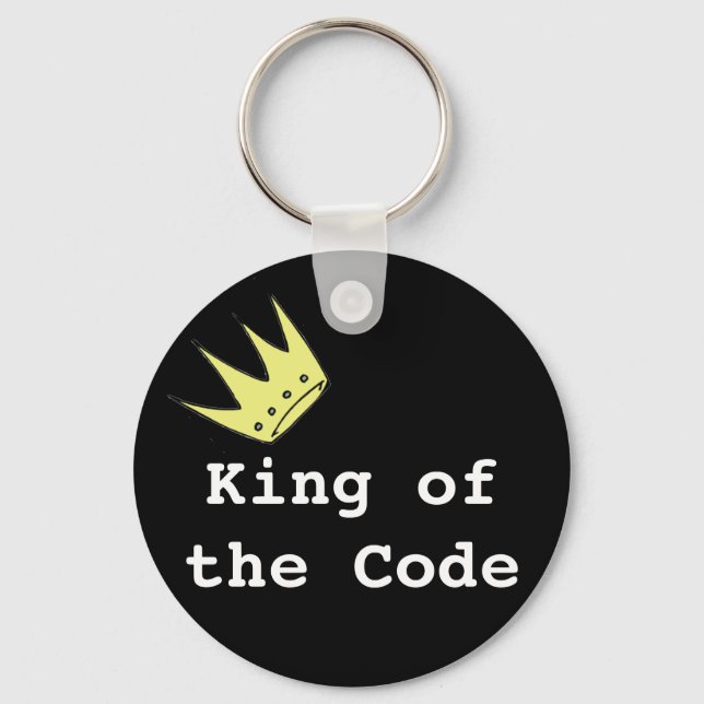 King of the Code keyring (Front)
