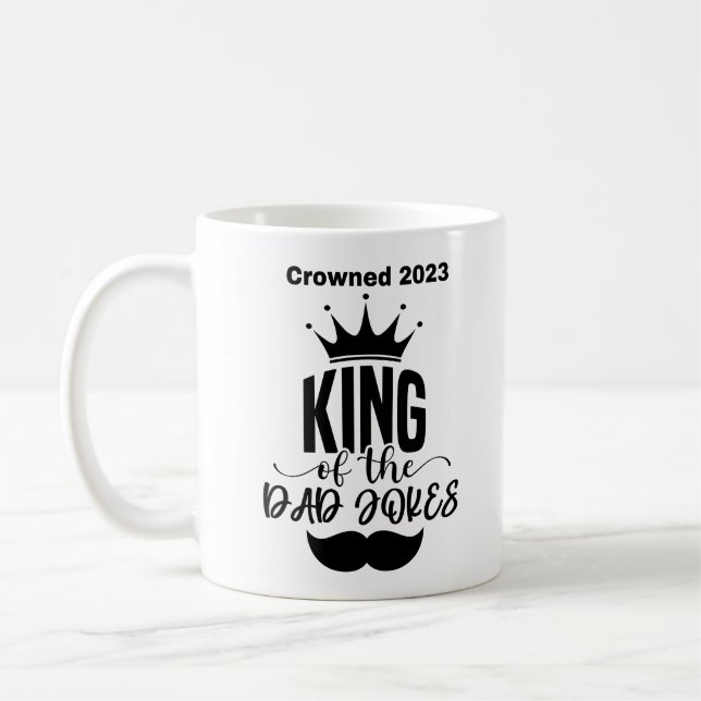 King Of The Dad Jokes  Classic  Mug (Left)