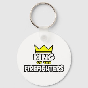 King of the Firefighters Keychain