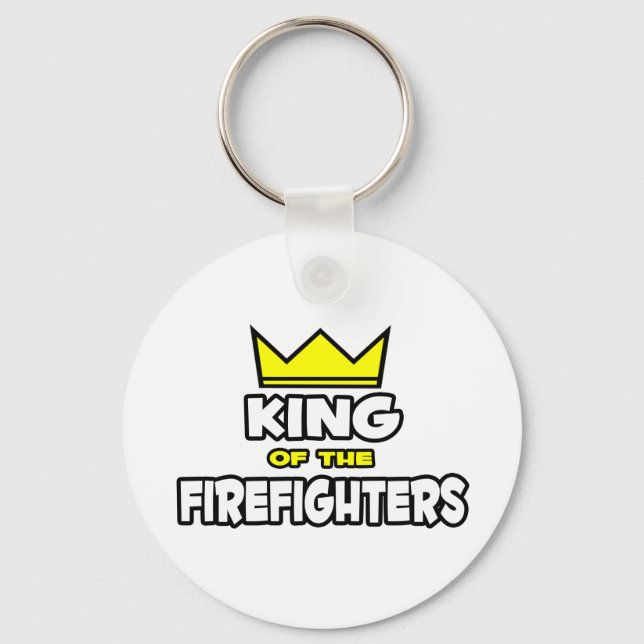 King of the Firefighters Keychain (Front)