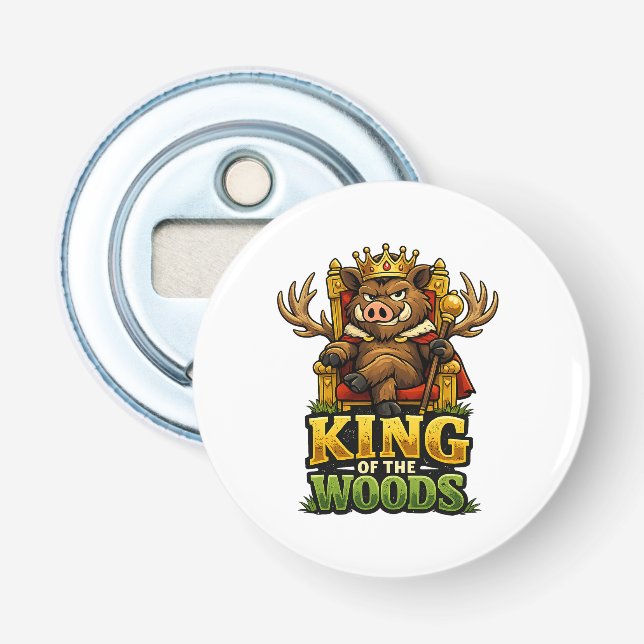 King of the Forest Bottle Opener (Front)