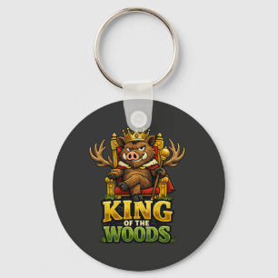 King of the Forest Keychain