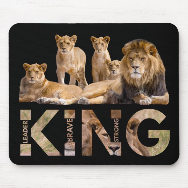 King of the Forest Mouse Pad (Front)
