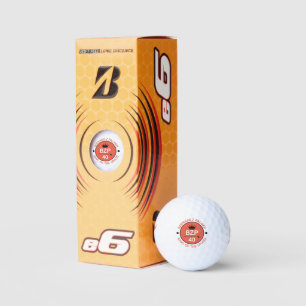 King of the Grass b/w golfer's 40 gift Golf Balls