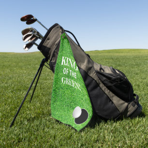 King Of The Green Golf Lover Celebration Party Towel
