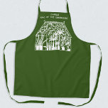 King of the Greenhouse Personalized Gardening Apron<br><div class="desc">A vintage greenhouse full of fabulous plants,  with text saying King of the Greenhouse.  Change the name to personalize.  Perfect for your favourite gardener.  Original art by Nic Squirrell.</div>
