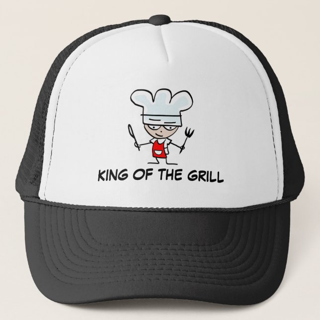 King of the grill BBQ hat (Front)