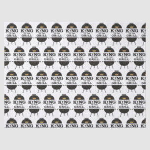 King Of The Grill, Black Gold Crown Tissue Paper