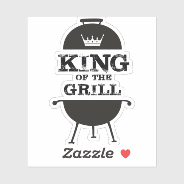 King Of The Grill, Black White Crown (Sheet)