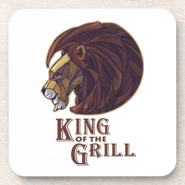 King of the Grill Coaster (Front)