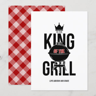 King Of The Grill Father's Day Birthday Card