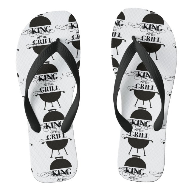 King Of The Grill Flip Flops (Footbed)