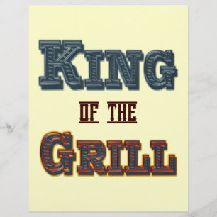 King of the Grill Flyer Template