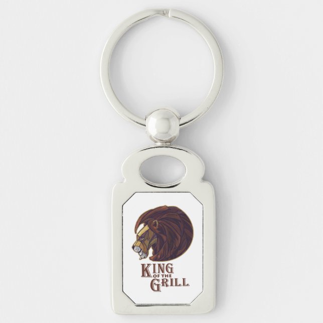 King of the Grill Keychain (Front)