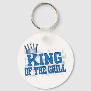 king of the grill keychain