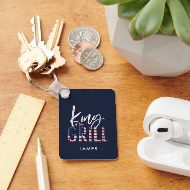 King of the grill  keychain (Desk)
