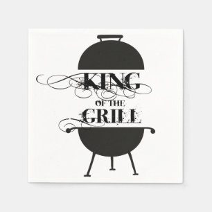 King Of The Grill Napkin