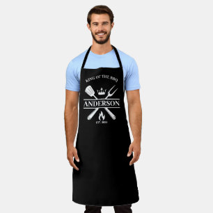  King of the Grill  Personalized BBQ Apron