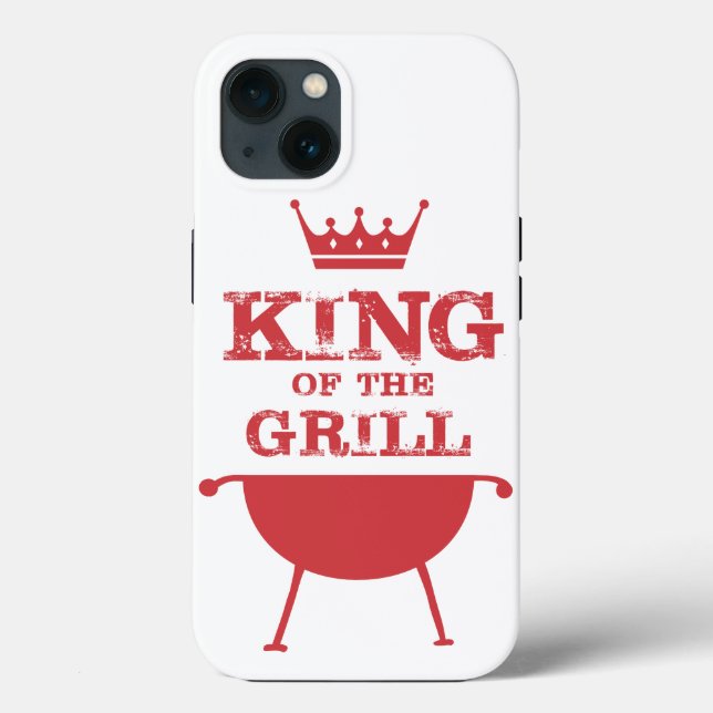 King Of The Grill, Red Case-Mate iPhone Case (Back)