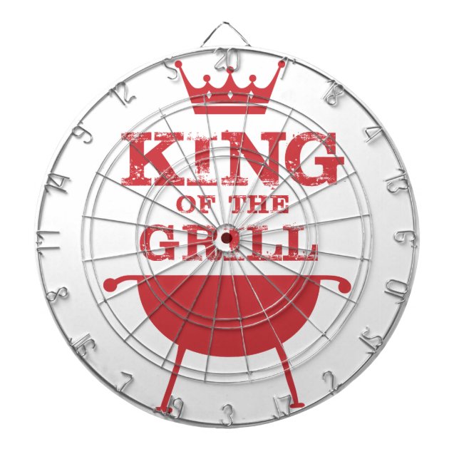 King Of The Grill, Red Dartboard (Front)