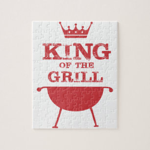 King Of The Grill, Red Jigsaw Puzzle