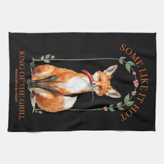 King of the Grill Spicy Fox BBQ Kitchen Towel