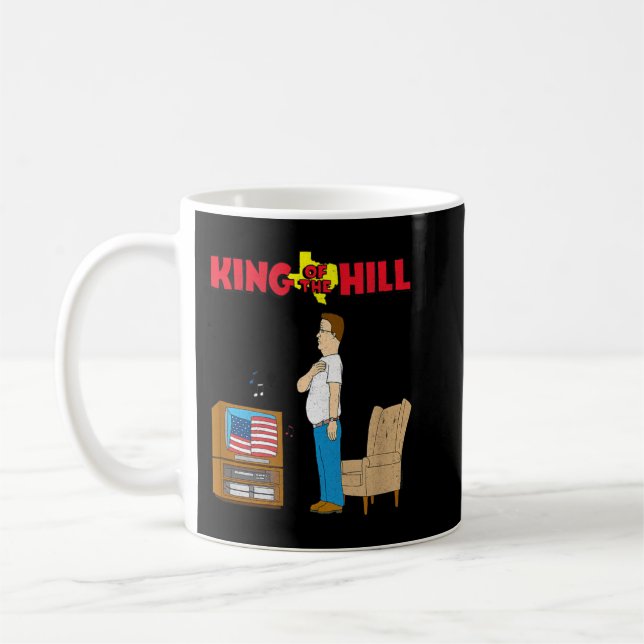 King of the Hill Hank Star Spangled Banner  Coffee Mug (Left)