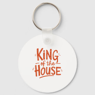 "King of the house" fathers gift Keychain