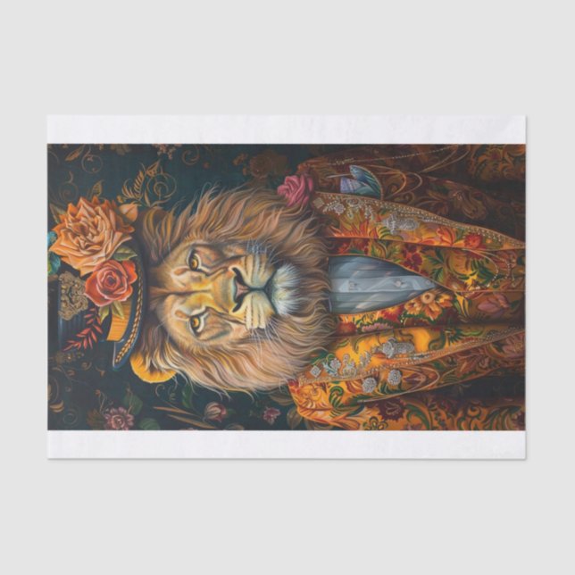 King of the Jungle1 Tissue Paper (Front)