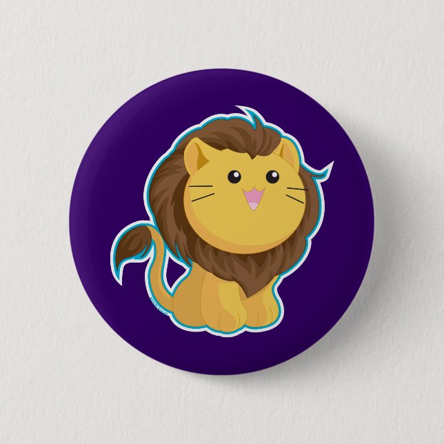 King of the Jungle 2 Inch Round Button (Front)